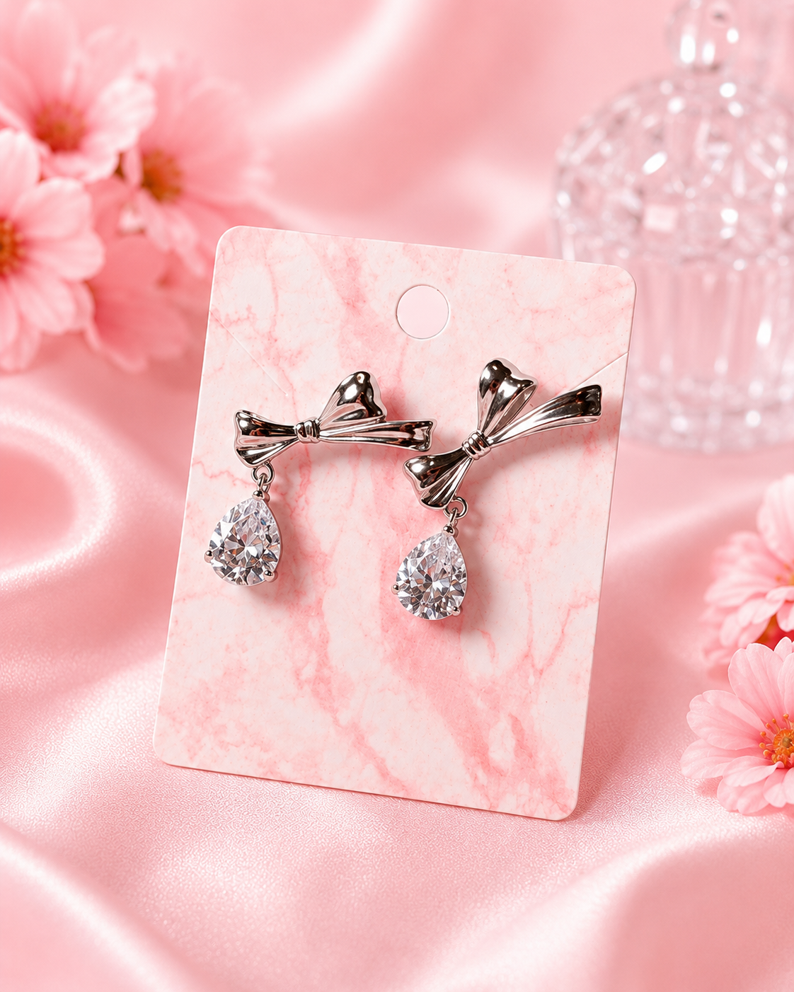 Bow Bliss Crystal Drop