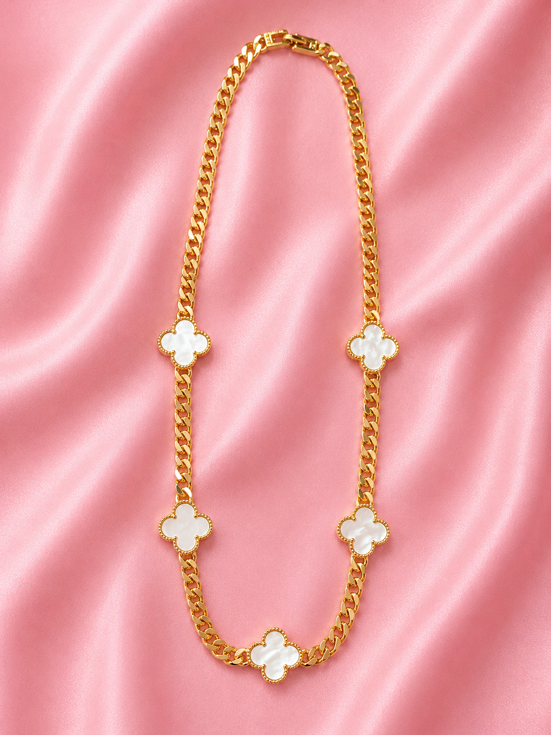 Golden Clover Luxe Necklace