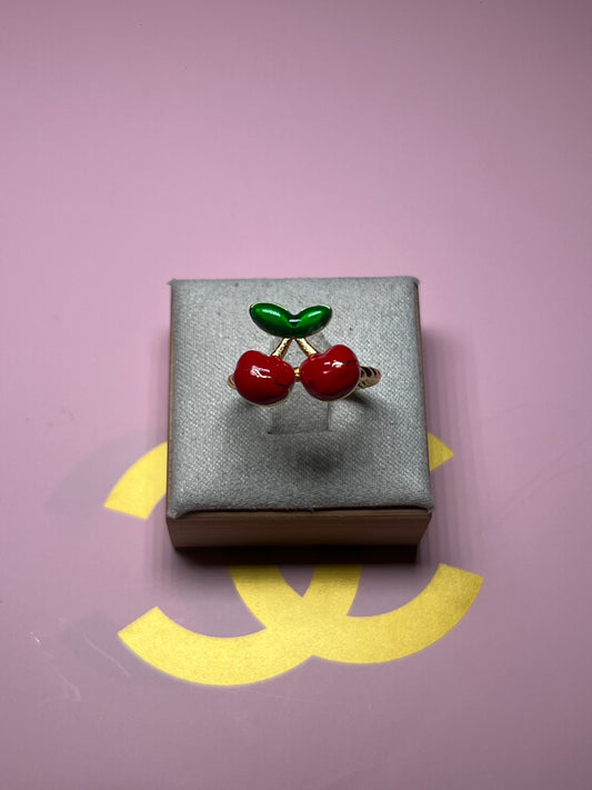 Cherry Adjustable Ring