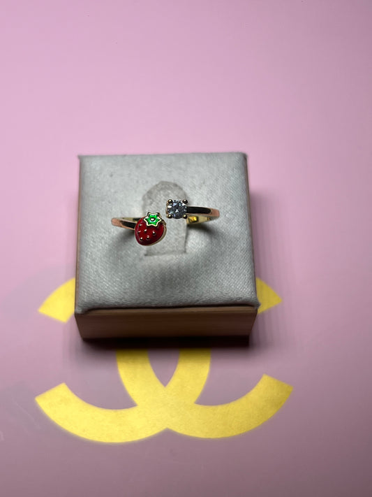Strawberry Adjustable Ring