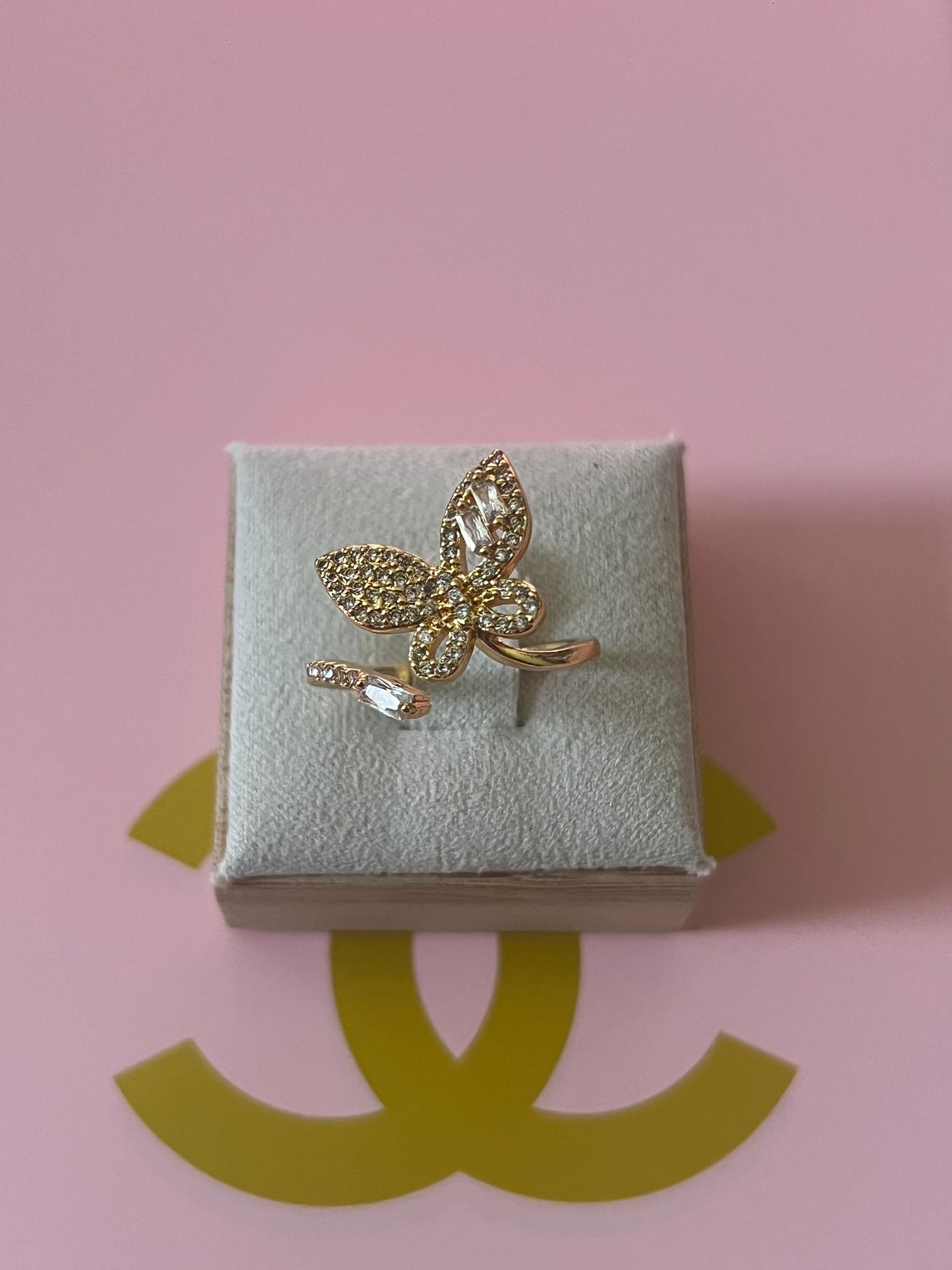 Butterfly Adjustable Ring