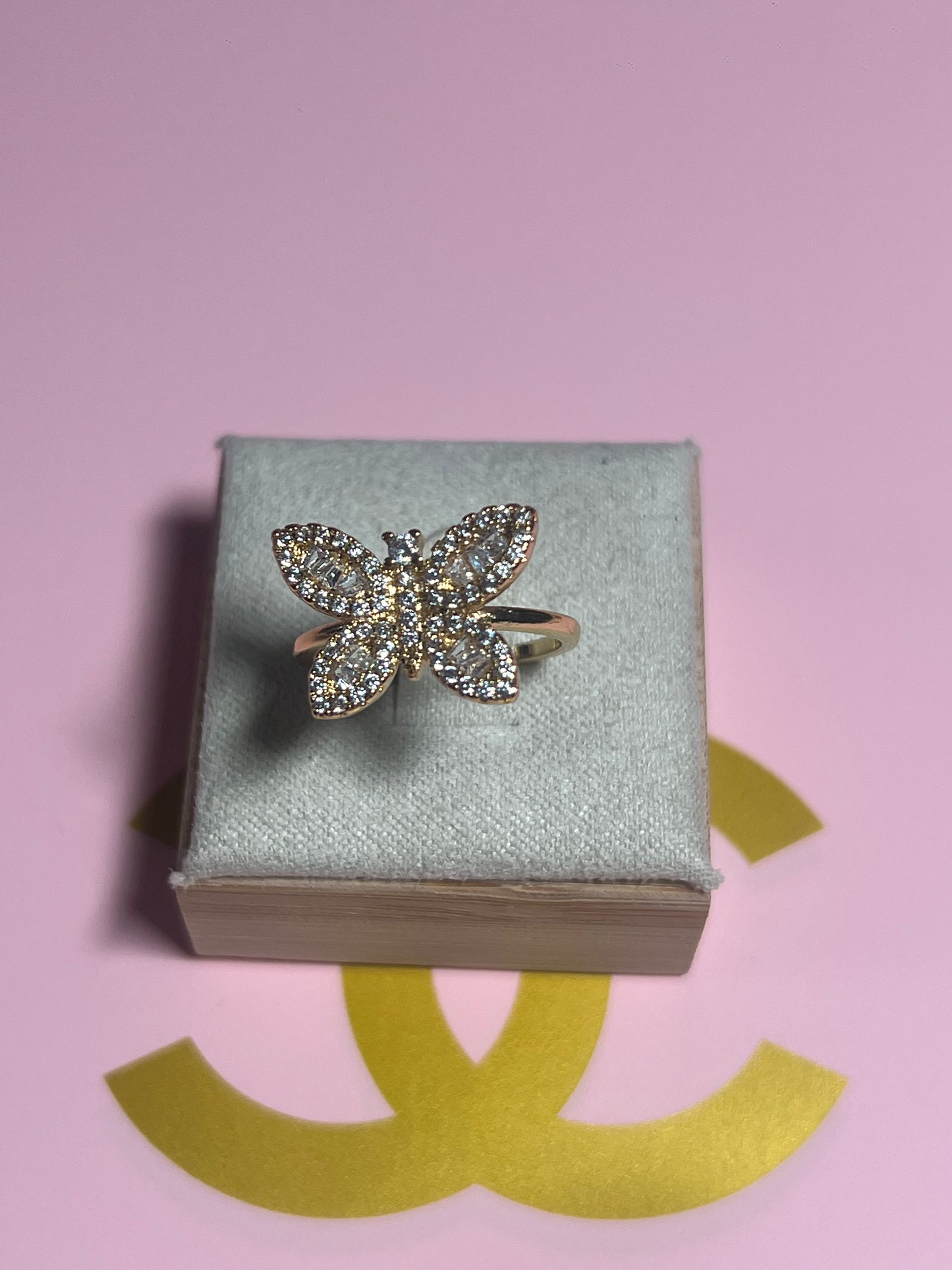 Butterfly Adjustable Ring
