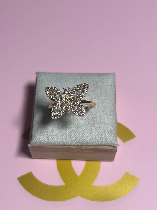 Butterfly Adjustable Ring