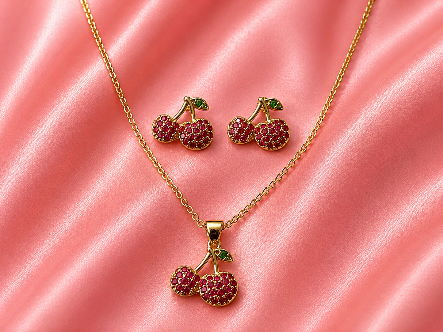 Cherry Kiss Jewelry Set