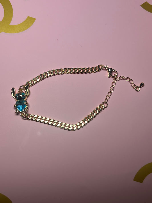 Blue Stitch Bracelet