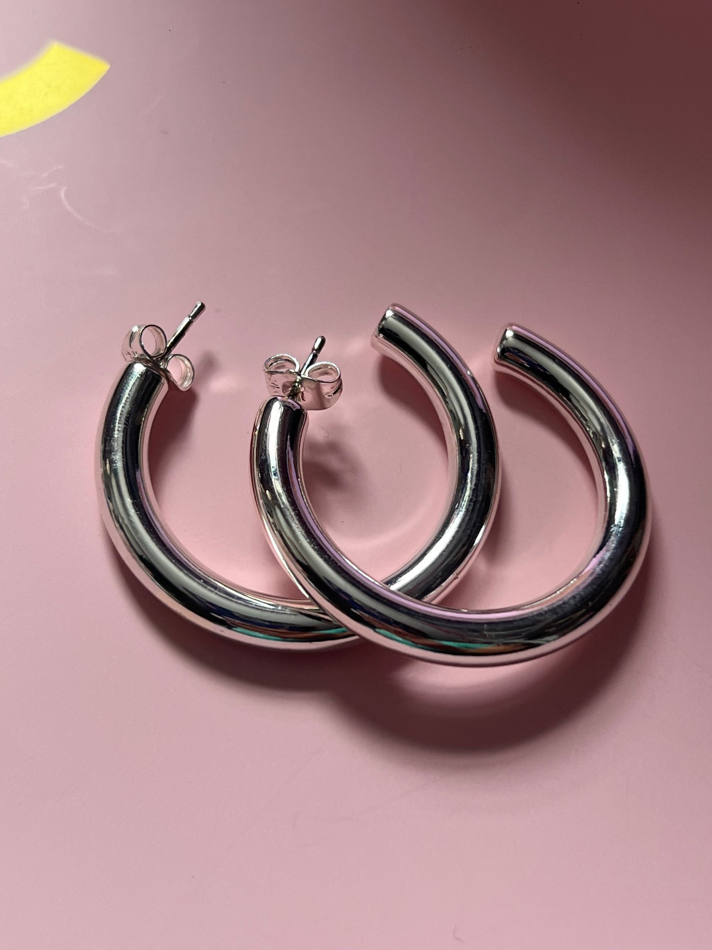 Silver Hoop Earrings