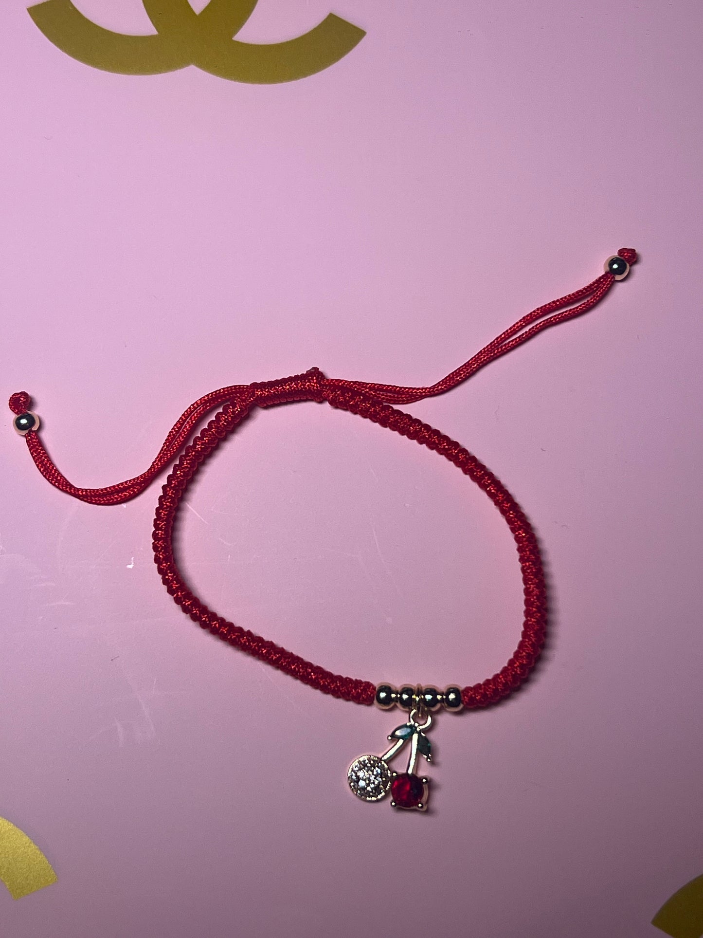 Cherry Adjustable Bracelet