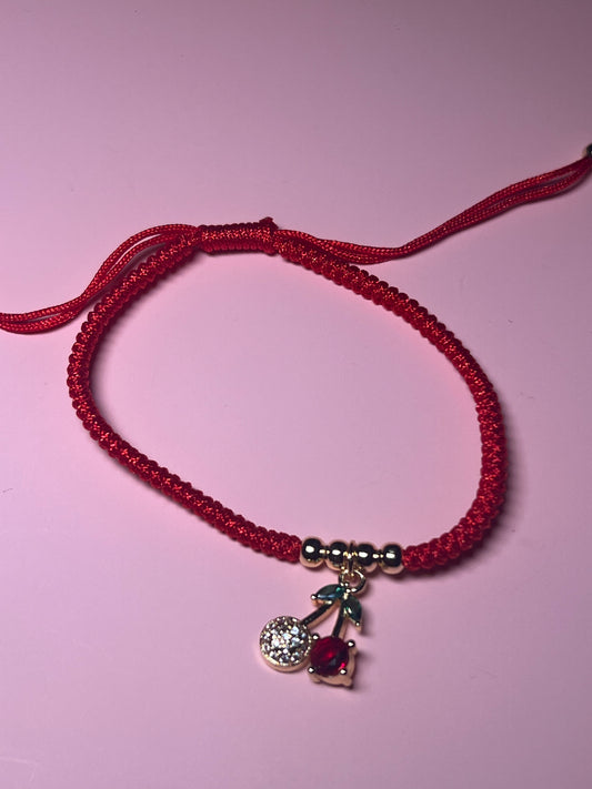 Cherry Adjustable Bracelet