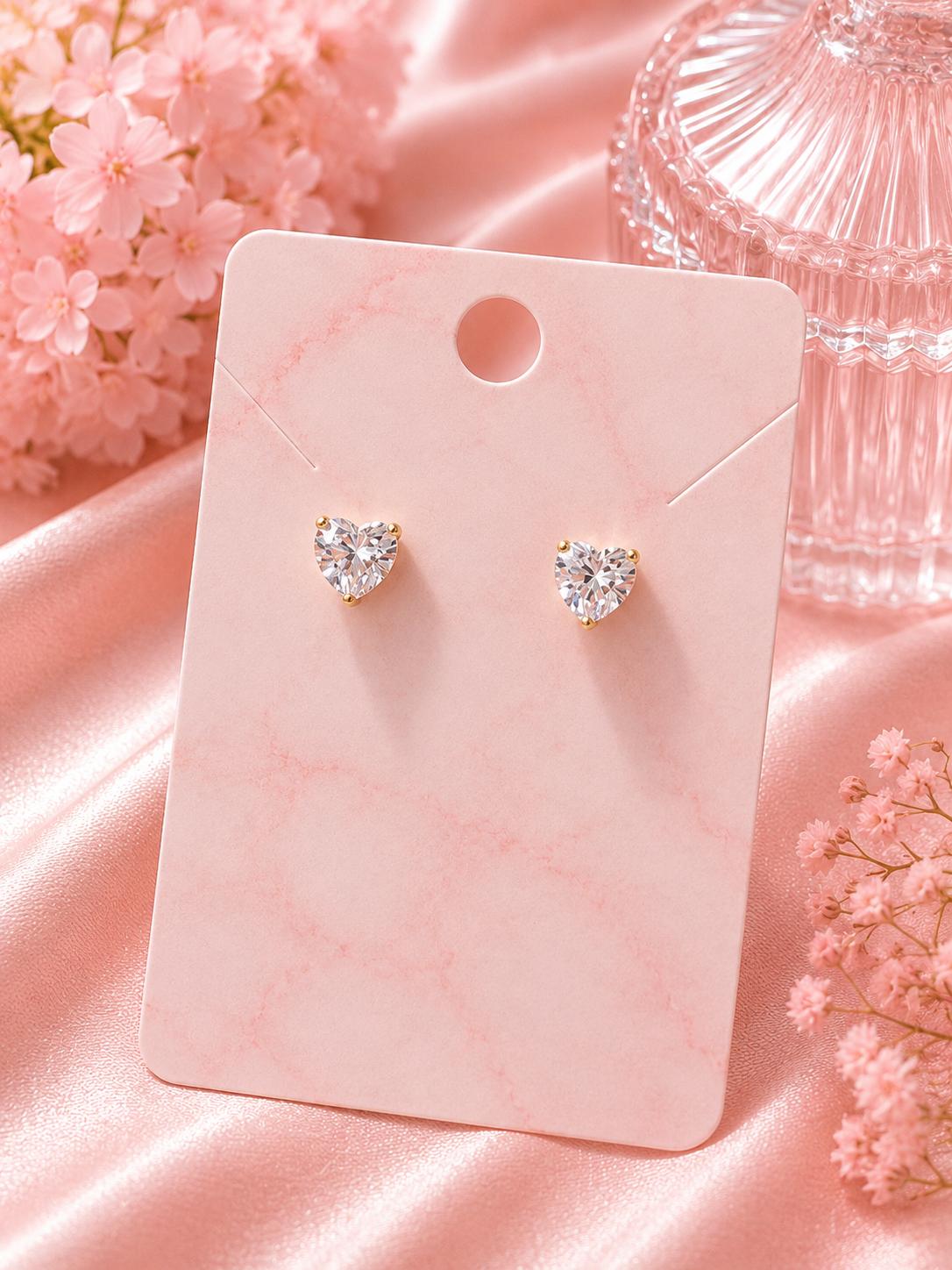 Sweetheart Crystal Studs