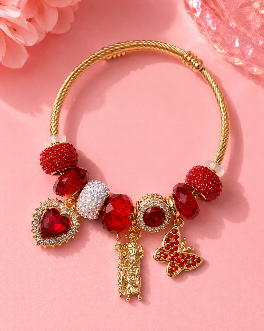 Saint Jude Charm Bracelet