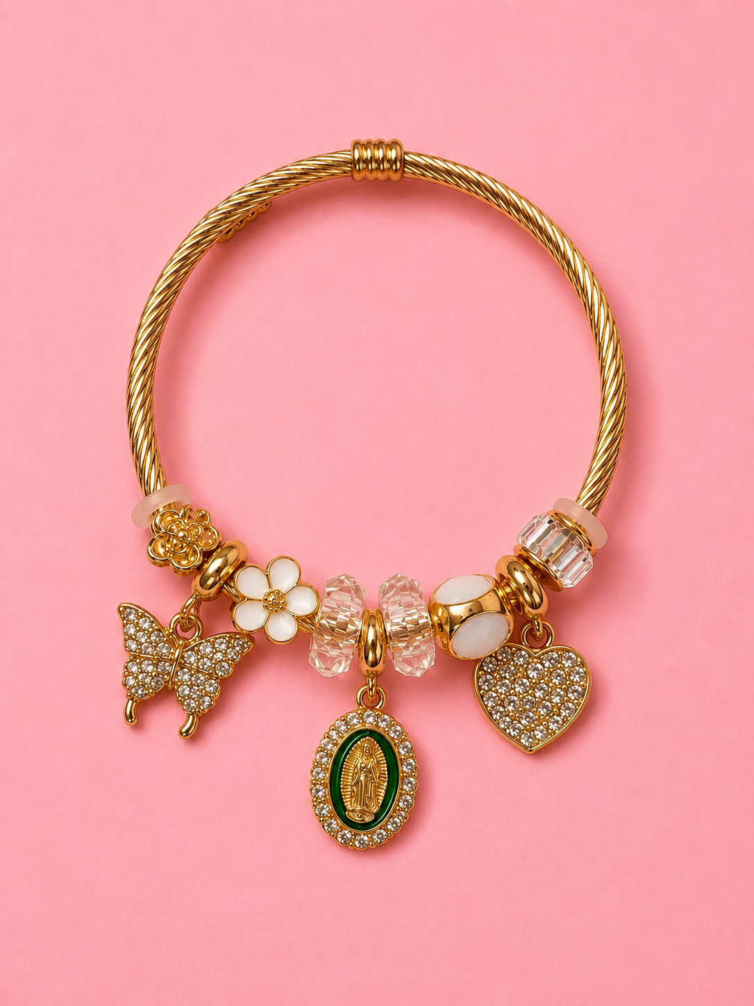 Our Lady of Grace Charm Bracelet