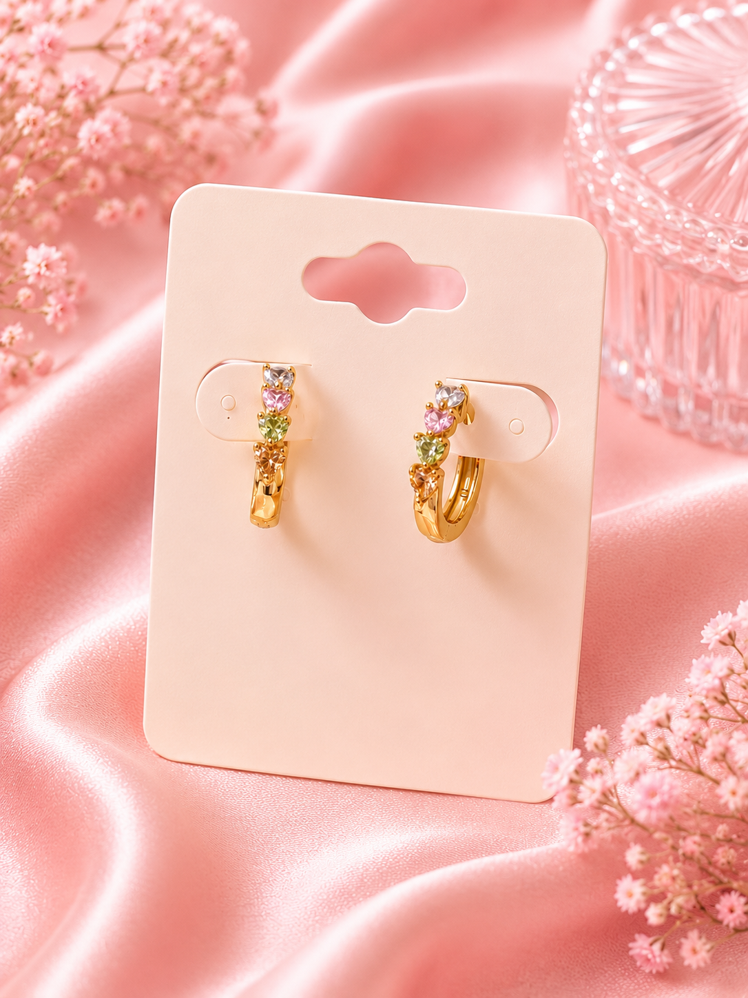 Candy Heart Hoops
