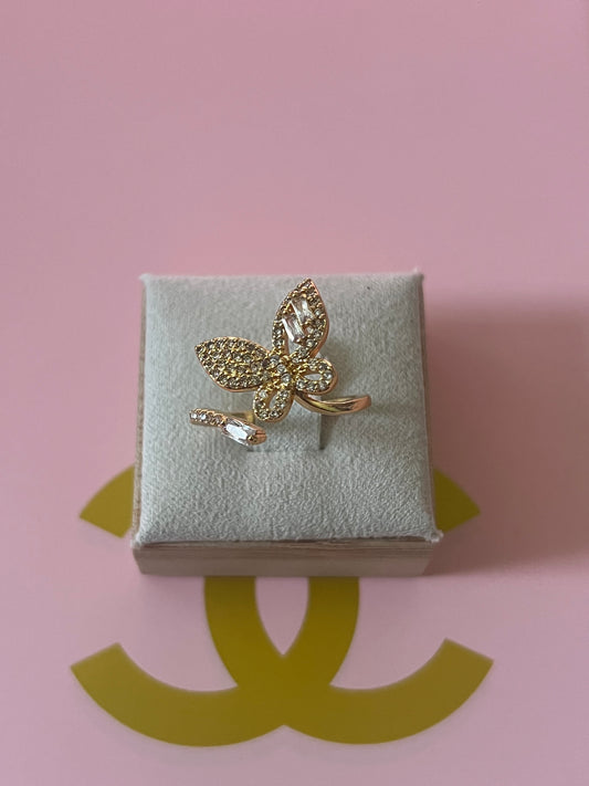 Butterfly Adjustable Ring